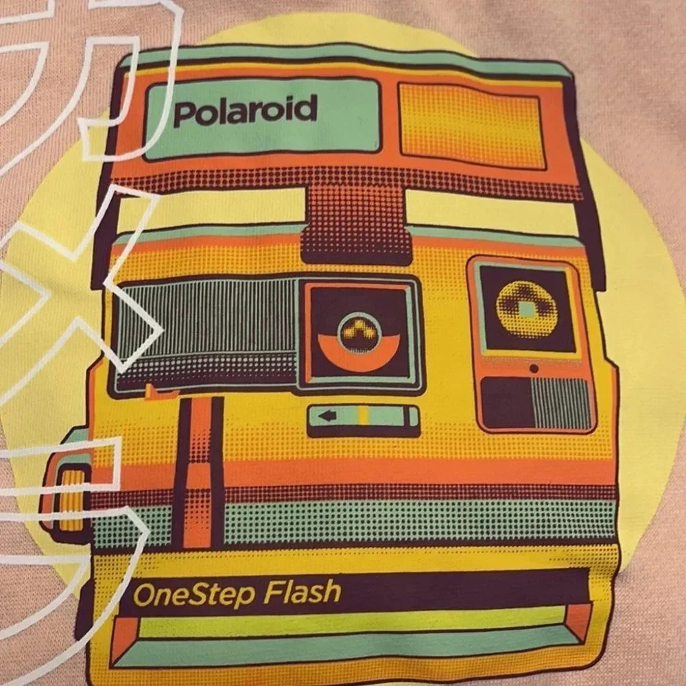 Polaroid cropped hoodie - Picture 4 of 11